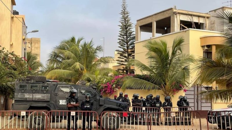 Cité Keur Gorgui : Les abords du domicile de Sonko (encore) barricadés par les forces de l’ordre