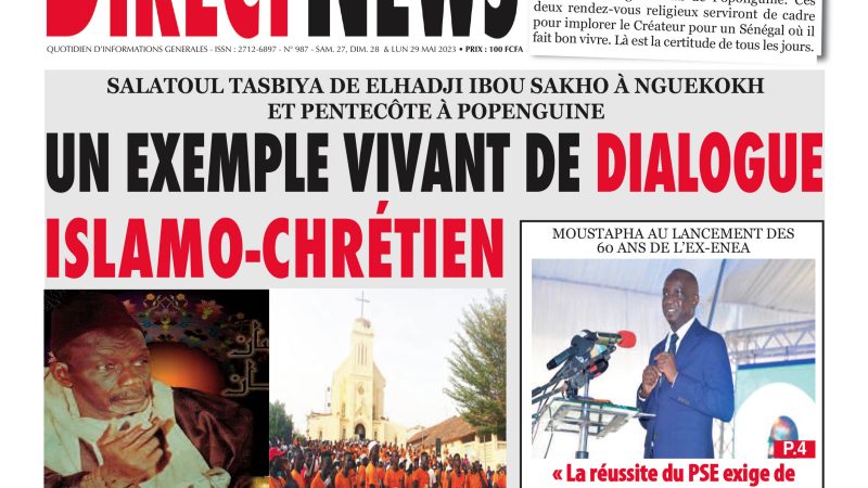 Revue de Directnews de ce samedi 27 mai 2023 avec Junior…