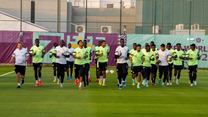 Can 2023: 3e jour d’entraînement des Lions du Sénégal, un seul joueur s’est entraîné à l’écart