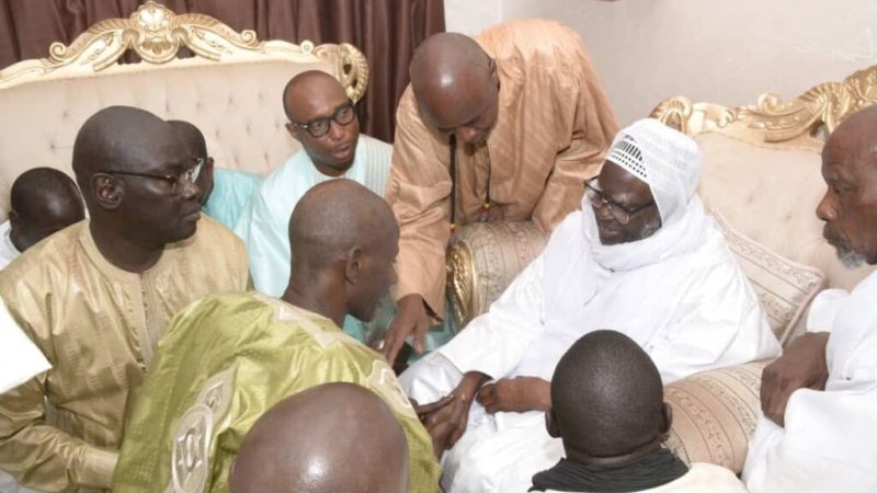 Barthélémy Dias reçu par Serigne Mountakha Mbacké