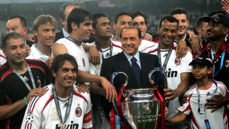 L’AC Milan «pleure la disparition de l’inoubliable Silvio Berlusconi»