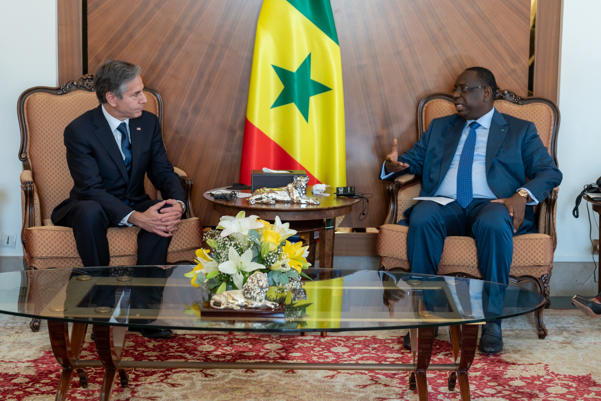 Macky Sall s’est entretenu avec le chef de la diplomatie américaine