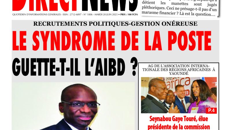 Revue de Directnews  de ce mardi 20 juin 2023 avec Junior…