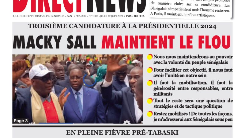 La revue  de Directnews de ce jeudi 22 juin 2023 avec Junior…