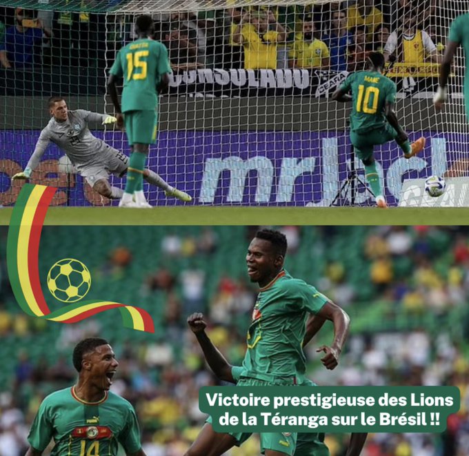 Victoire du Sénégal sur le Brésil (4-2): L’Ambassade des Usa au Sénégal encense Mané…