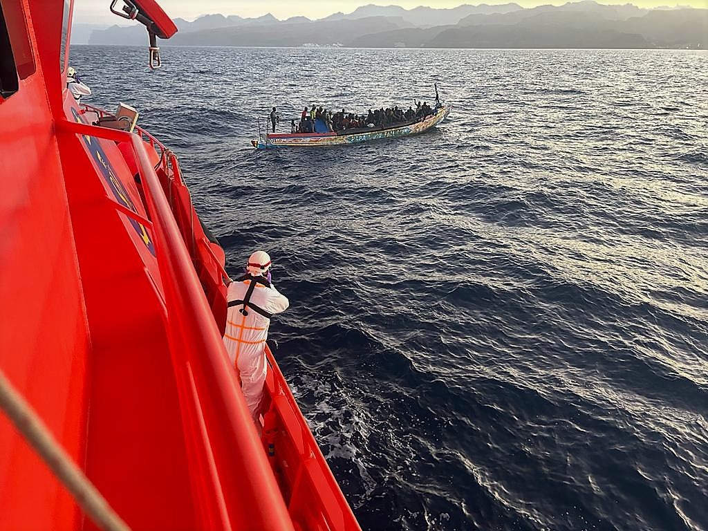 Émigration irrégulière: La Marine espagnole intercepte une nouvelle pirogue sénégalaise avec 103 personnes à bord…