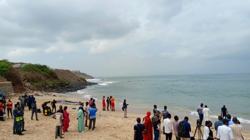 Chavirement de pirogue au large de Ouakam: le bilan passe à 17 morts, 2 personnes secourues