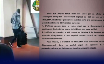 Rumeurs sur l’expulsion d’un officier sénégalais du Mali: L’État-major général des Armées dément…