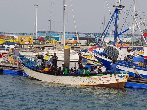 Emigration irrégulière: encore 156 personnes parties du Sénégal débarquent en Espagne ce mardi