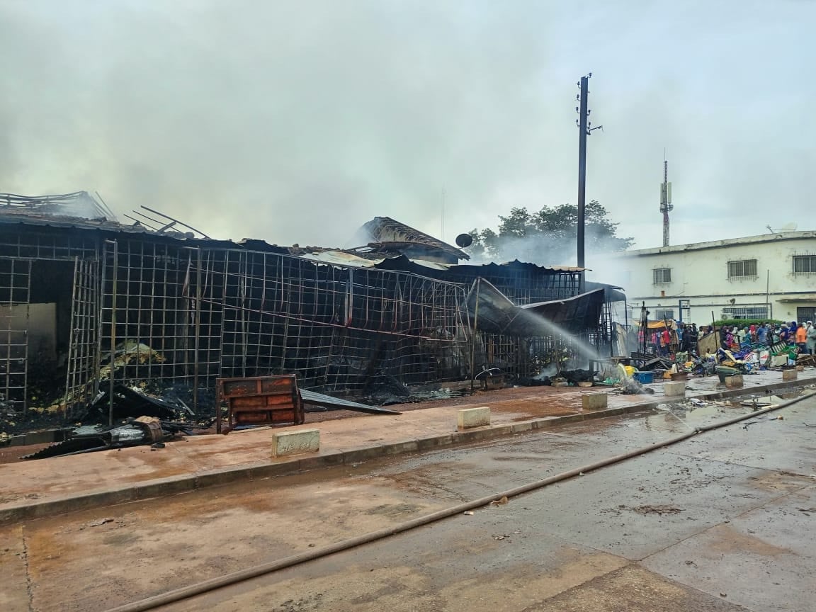 Incendie au marché de Mbacké: Une dizaine de cantines ravagées