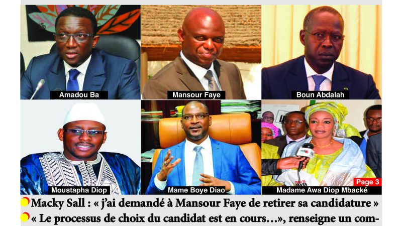 Candidatures de Benno pour 2024: Mansour Faye recalé
