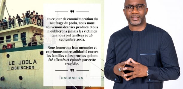 Le Joola, 21 ans déjà : Le message de Doudou Ka