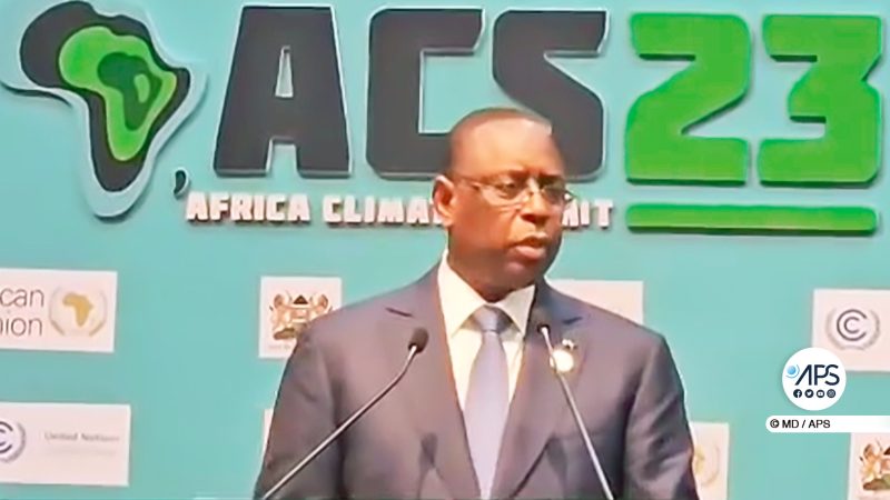 Financement sur le climat : le plaidoyer de Macky Sall