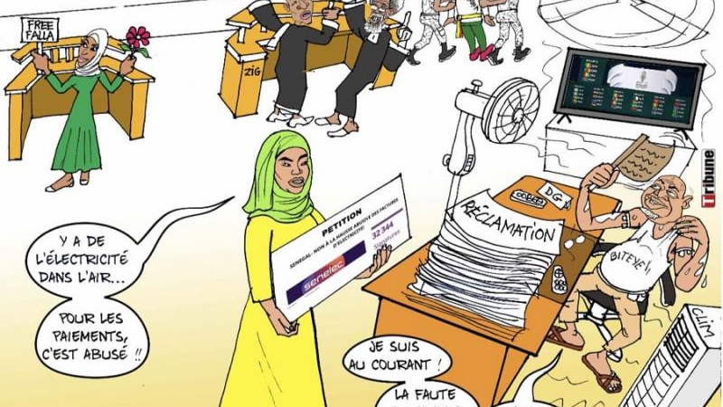 Oumy Ndour dépose ses fiches de parrainage a la Senelec…