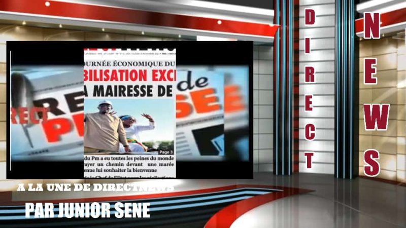 Directnews: Revue de ce samedi 4 novembre 2023 avec Junior…