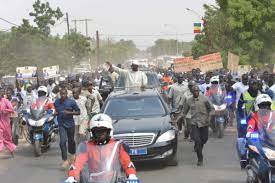 Arrivée de Macky Sall à Kaolack, deuxième étape de sa tournée économique