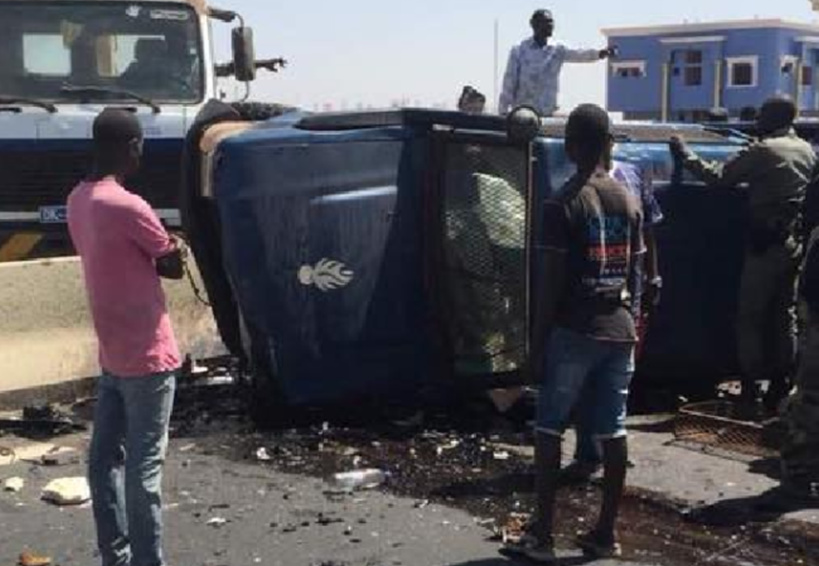 Tambacounda : un véhicule de la gendarmerie se renverse, huit blessés dont quatre graves