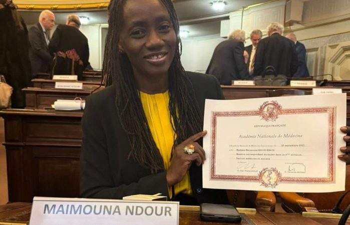 UCAD: Pr Maïmouna Ndour Mbaye intègre l’Académie Française de Médecine