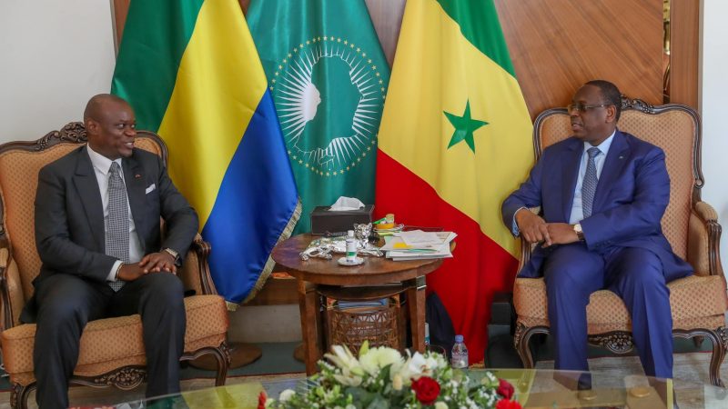 Sénégal : le général Putschiste, Brice Oligui Nguema encore reçu par Macky Sall