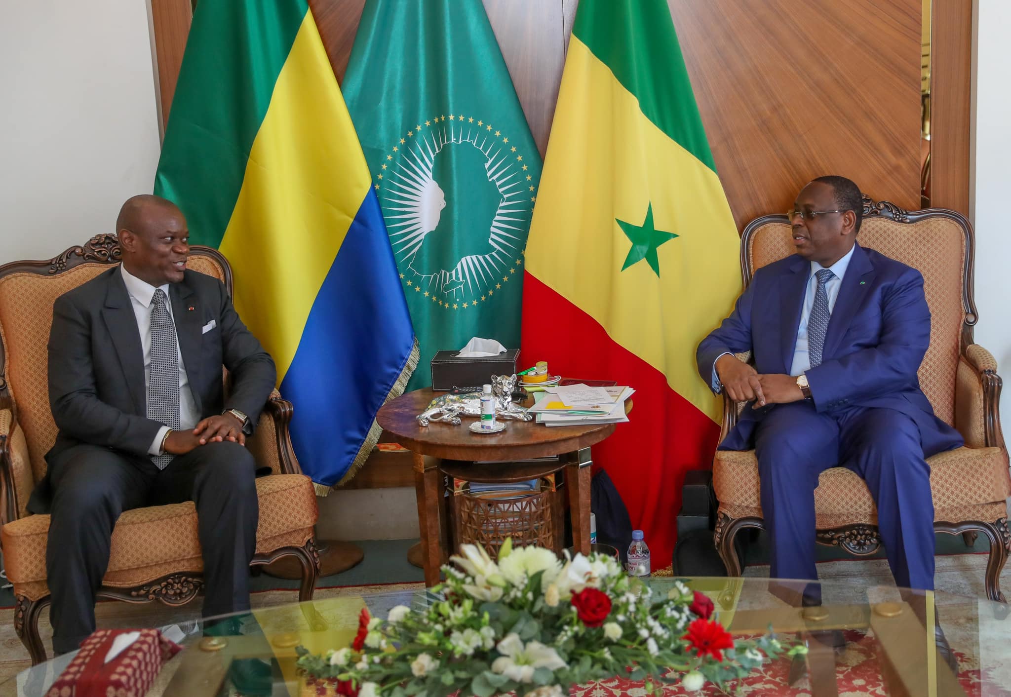 Sénégal : le général Putschiste, Brice Oligui Nguema encore reçu par Macky Sall