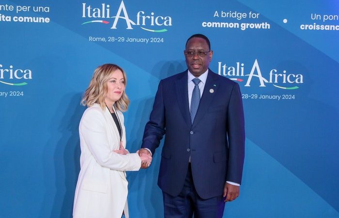 Sommet Italie-Afrique : Macky Sall salue la pertinence de la coopération avec l’Italie