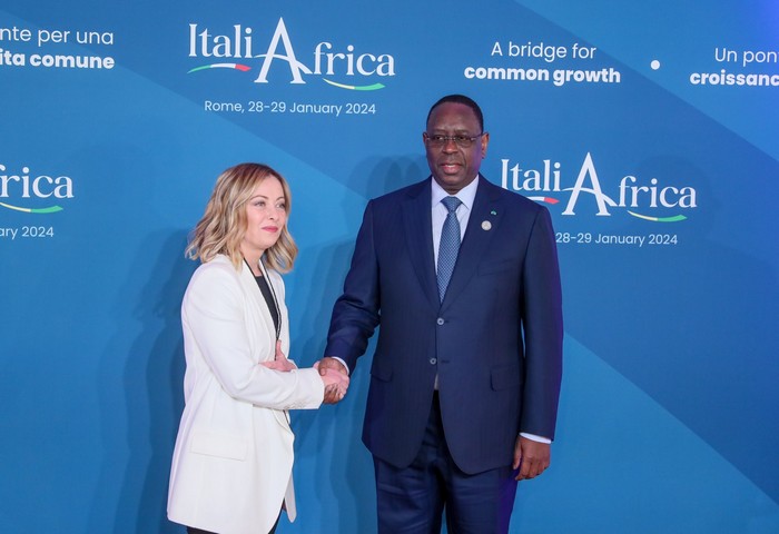 Sommet Italie-Afrique : Macky Sall salue la pertinence de la coopération avec l’Italie