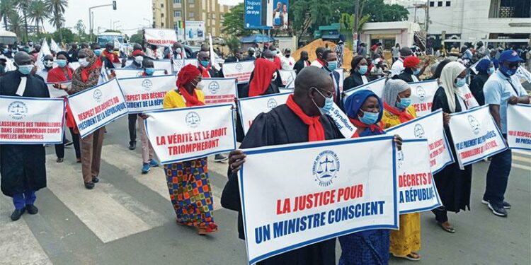 Crise au ministère de la Justice : Le SYTJUST décrète une grève de 48 heures