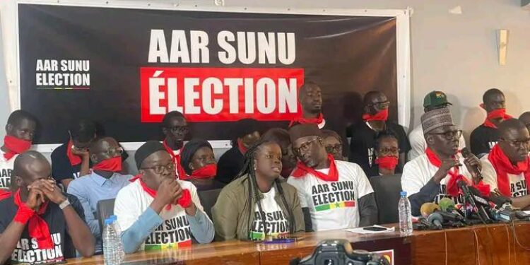 Report de la Présidentielle : « Aar Sunu Election » annonce la nouvelle date de la marche