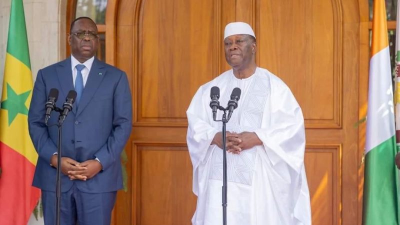  » Homme démocrate sincére » : Ouattara rend hommage á Macky Sall qui a fait ses adieux à la CEDEAO