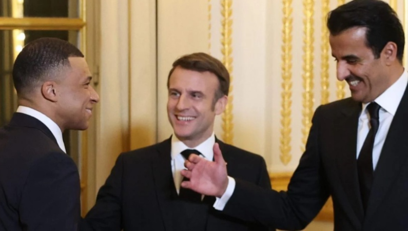 La soirée de Kylian Mbappé avec Emmanuel Macron et l’Émir du Qatar fait trembler l’Espagne