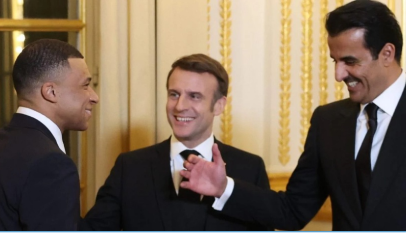La soirée de Kylian Mbappé avec Emmanuel Macron et l’Émir du Qatar fait trembler l’Espagne