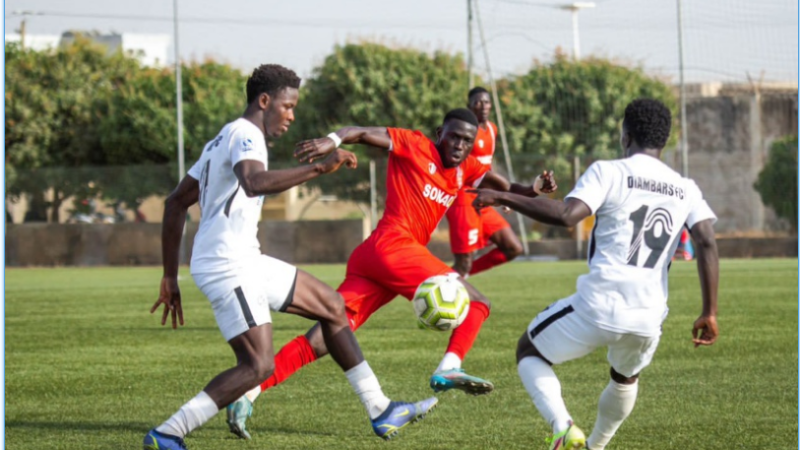 Ligue 1 : choc Diambars – AS Pikine, Guédiawaye FC pour titiller Jaraaf et Teungueth FC