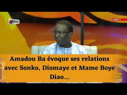 Amadou Ba évoque ses relations avec Sonko, Diomaye et Mame Boye Diao