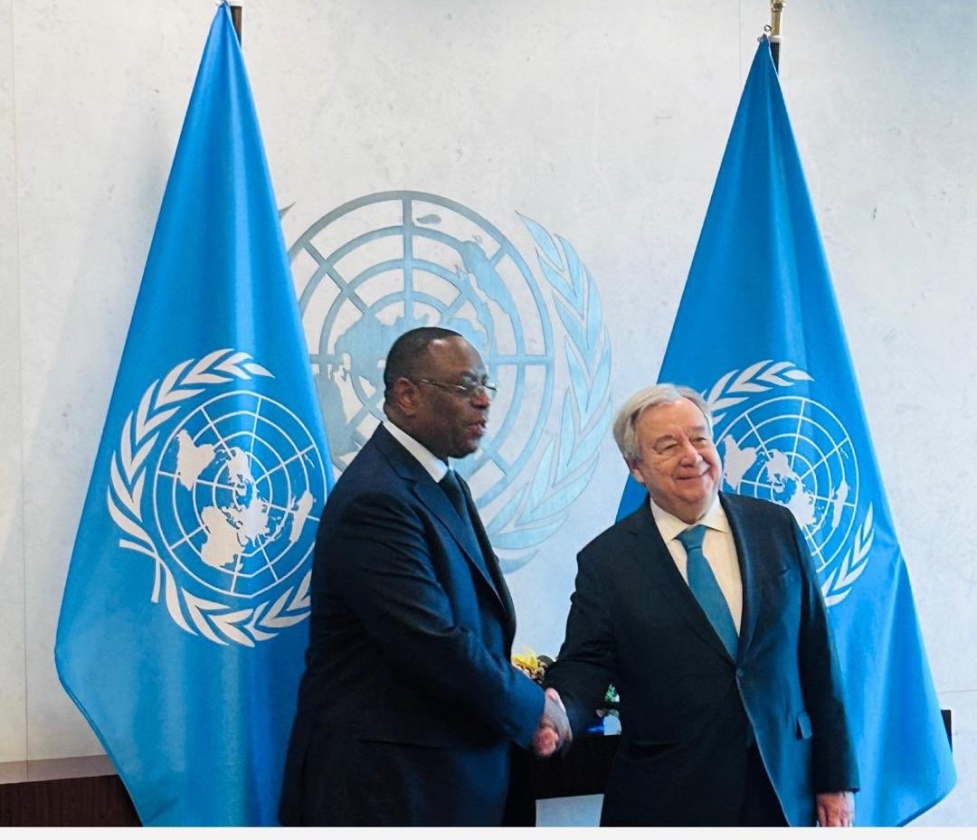 Etats Unis : Rencontre entre Macky Sall et Antonio Guterres au siège de l’ONU