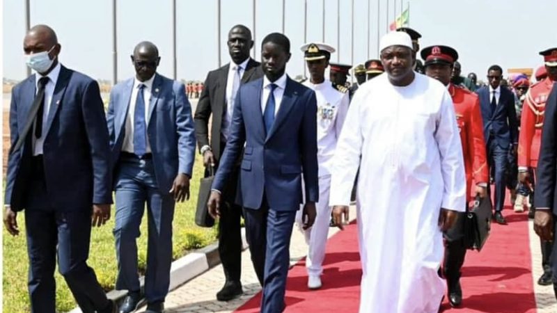 Visite – Accords de défense et de sécurité : Les notes de Banjul