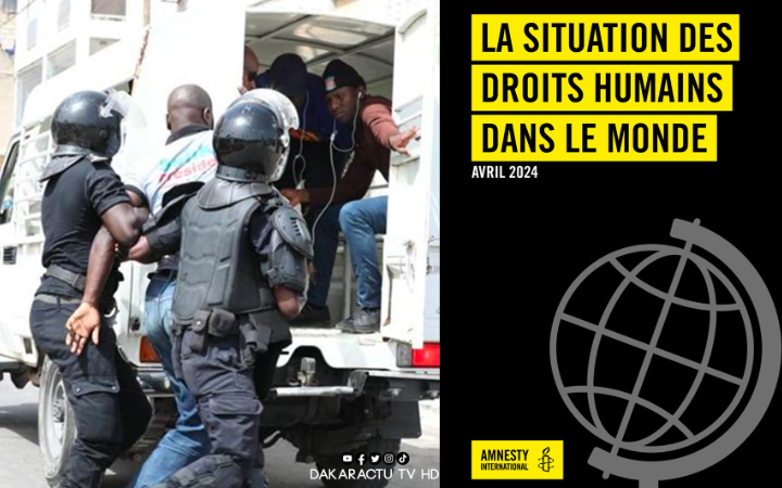 Arrestations et « détentions arbitraires » : « Plus d’un millier de personnes interpellées entre janvier et octobre » (Rapport 2023/ Amnesty)