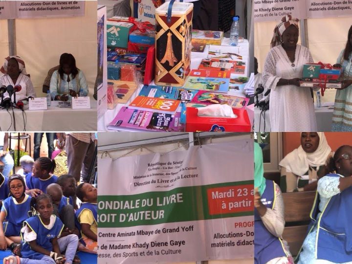 Journée mondiale du Livre : La ministre de la Culture offre 1 million aux enfants du centre Aminata Mbaye…