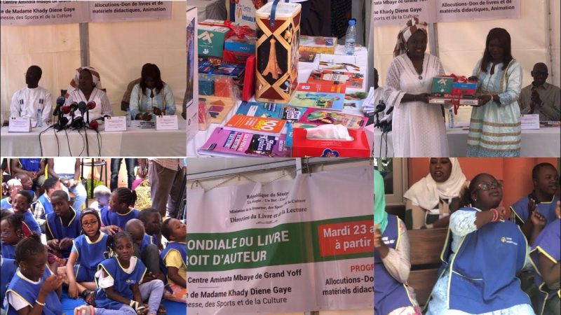 Journée mondiale du Livre : La ministre de la Culture offre 1 million aux enfants du centre Aminata Mbaye…