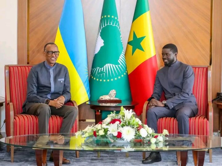 La coopération bilatérale au menu de l’entretien entre Faye et Kagamé