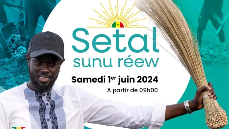 « Setal Sunu Réew » : Le PR Bassirou Diomaye Faye donne rendez-vous aux Sénégalais ce 1er juin