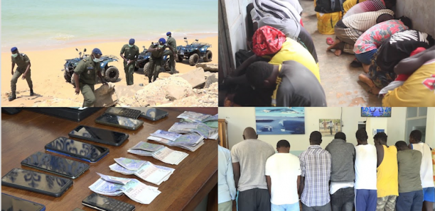 Nguéniène: La gendarmerie brise le rêve de 54 migrants dont 18 mineurs