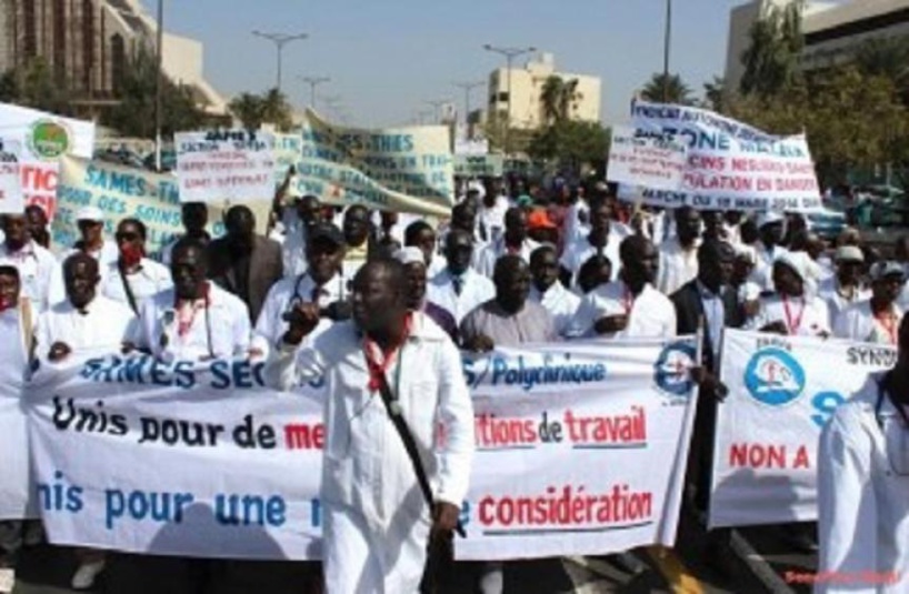 Santé : le personnel du SAMU national, membre du SAMES et du SUTSAS décrète 72 heures de grève