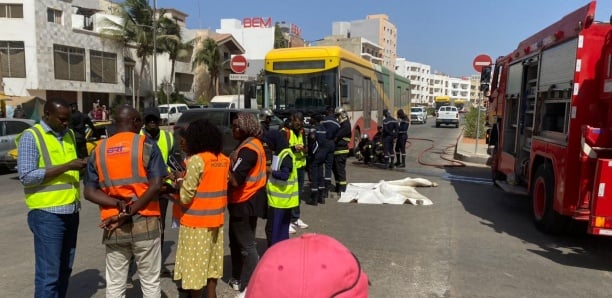 Accident à Dakar : un bus du BRT impliqué dans une collision lors d’un test