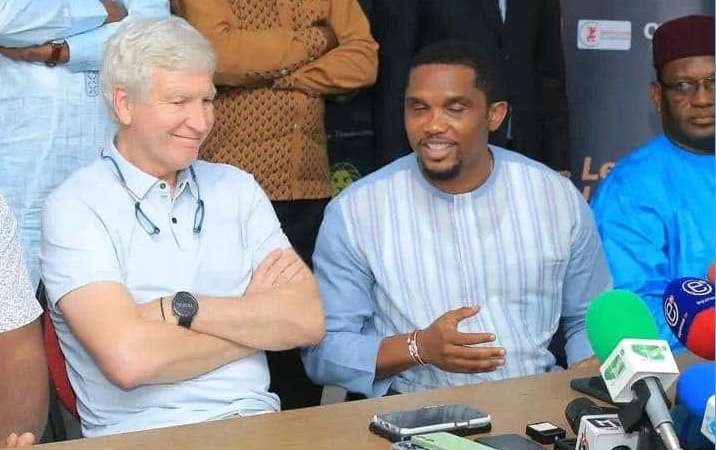 Samuel Eto’o maintient le sélectionneur Marc Brys et lui apporte son soutien