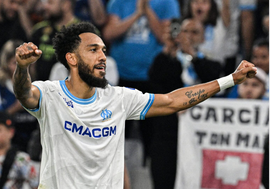 Pierre-Emerick Aubameyang marque deux buts et propulse l’Olympique de Marseille vers une possible qualification européenne