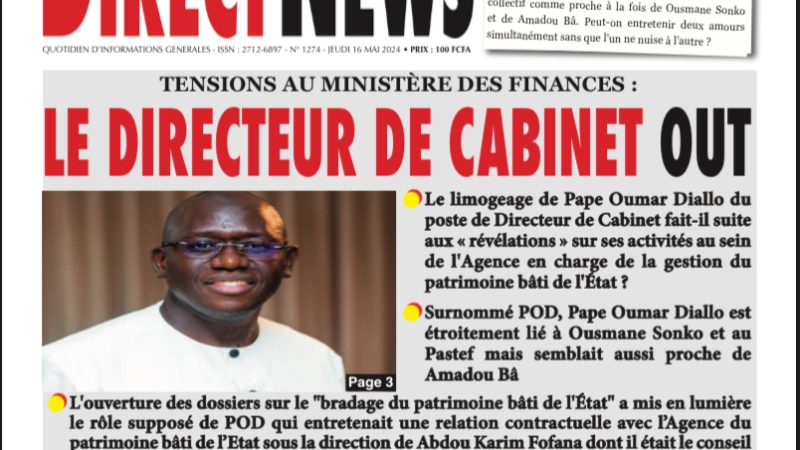 DirectNews de ce jeudi 16 mai 2024: La revue de Junior Sene…