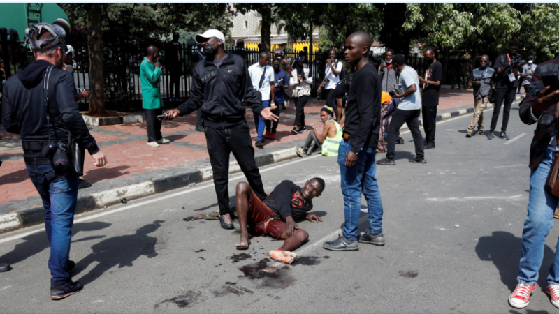 Kenya: une manifestation massive contre la loi de finances émaillée de violences