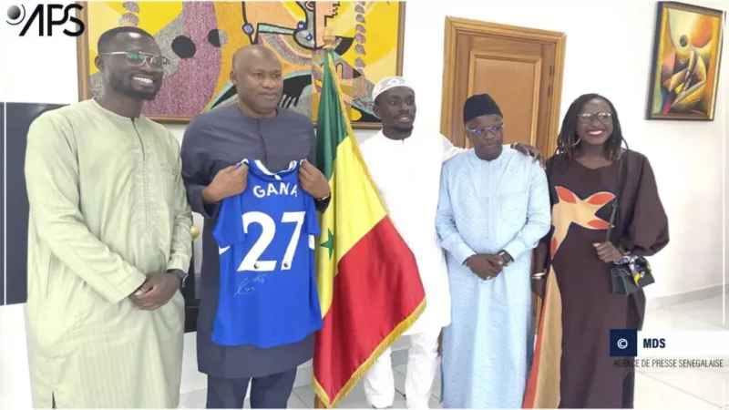 Idrissa Gana Gueye, Ambassadeur de For Hope, reçu par le ministre de la Santé