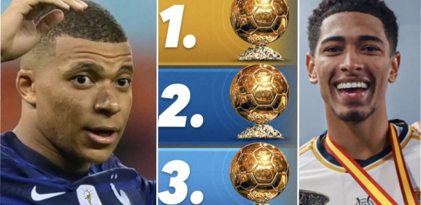 Mbappé 7e, Bellingham 3e… : Le classement probable du Ballon d’or 2024 (GOAL)