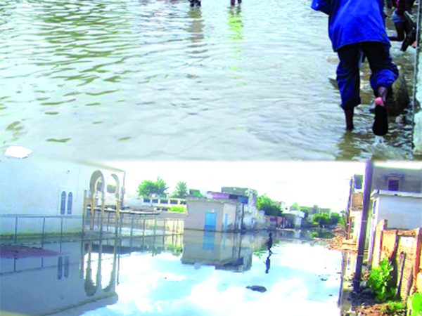 Succession intense de pluies : L’eau RAGE – De Touba à Kaffrine, plusieurs quartiers dans les eaux